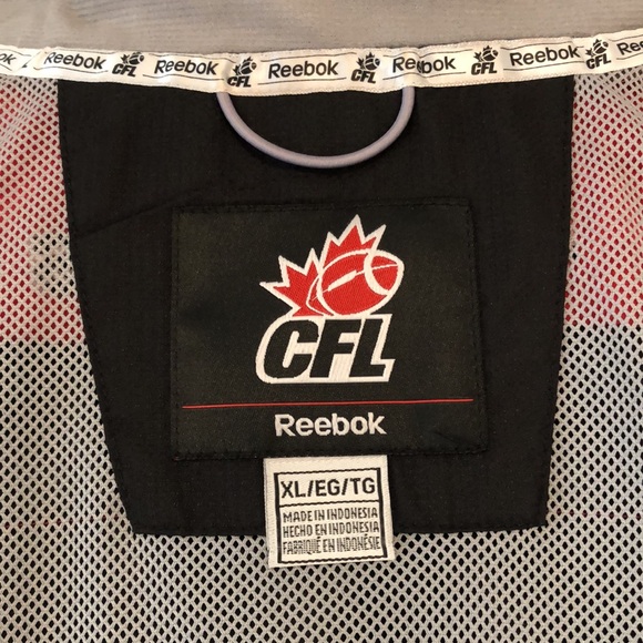 Ottawa RedBlacks CFL Reebok Mens XL Windbreaker/Jacket Bonus🆕Beer Koozie - Picture 12 of 13